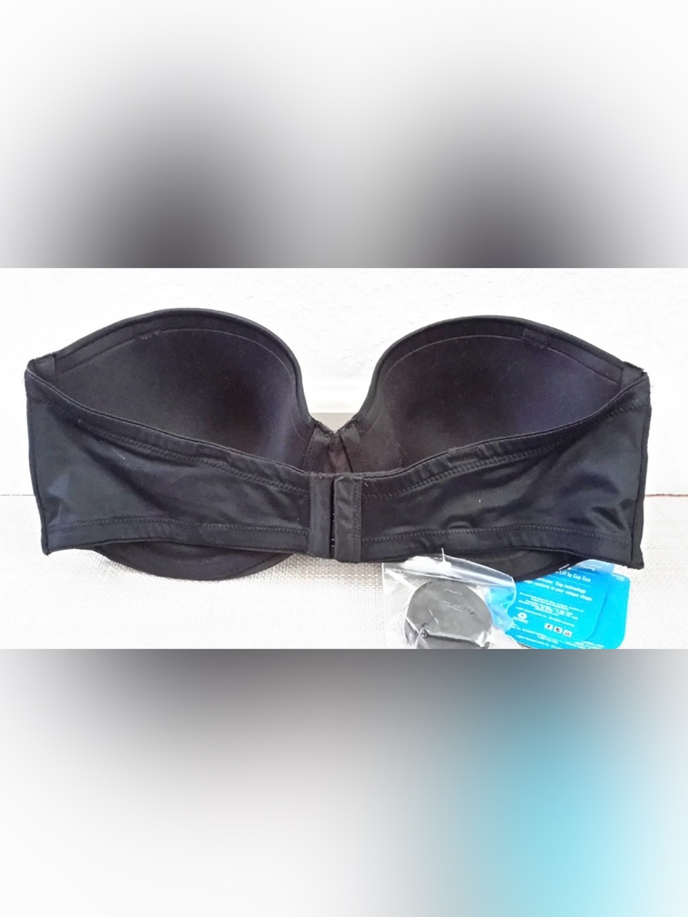 Maidenform Stay Up Power Band Black Underwire Bra 5 Way Straps - Picture 2 of 4
